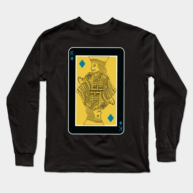 King of Diamonds Long Sleeve T-Shirt by Unalome_Designs